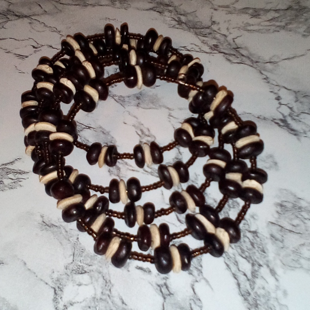 5 layer Memory Wire Bracelet - Picture 4 of 6